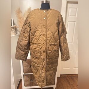 Woolrich & Target Colab quilted jacket w/ floral vest. BRAND NEW!